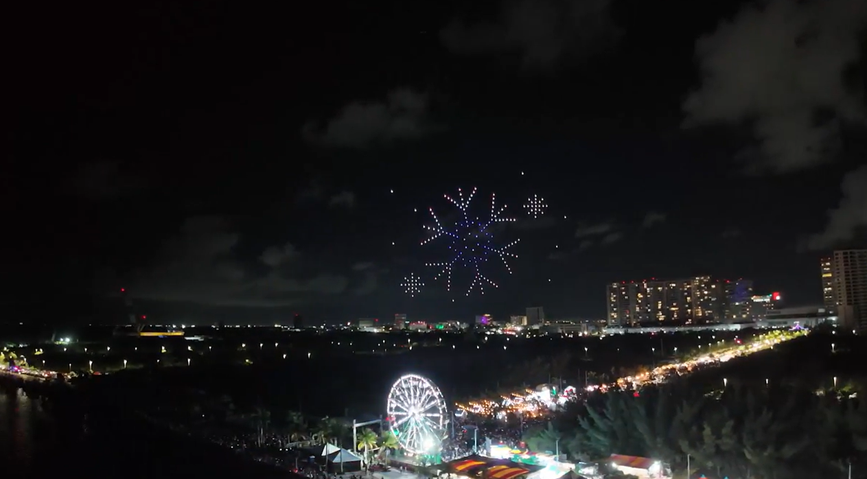 Show de drones para empresas