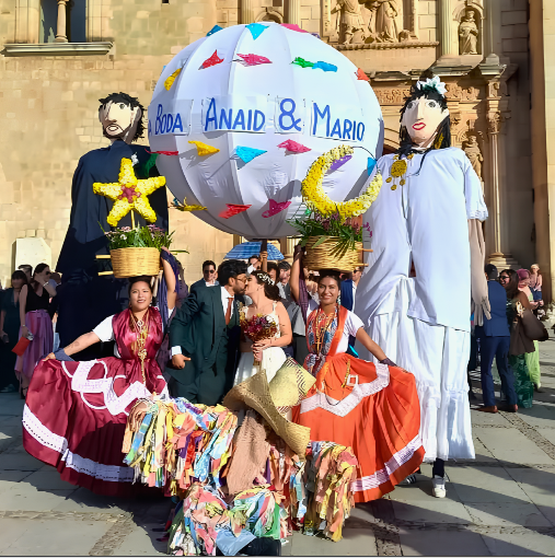 Participación en Calenda Oaxaqueña