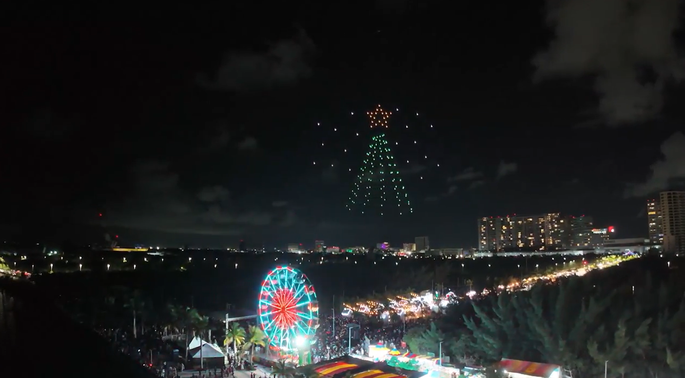Show de drones para empresas