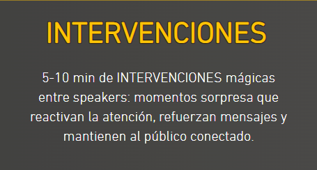 Shows de Ilusionismo y Mentalismo.