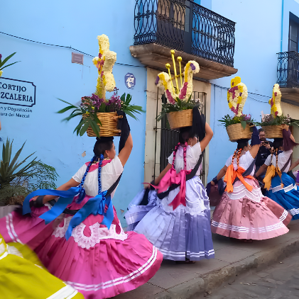 Participación en Calenda Oaxaqueña