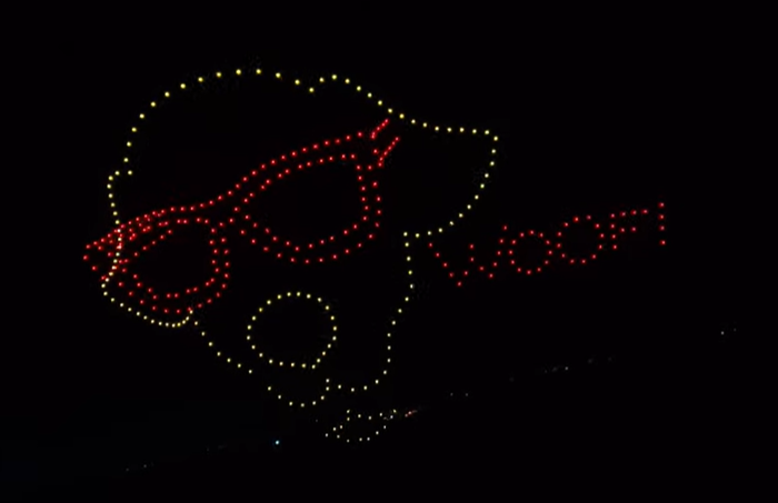 Show de drones para empresas