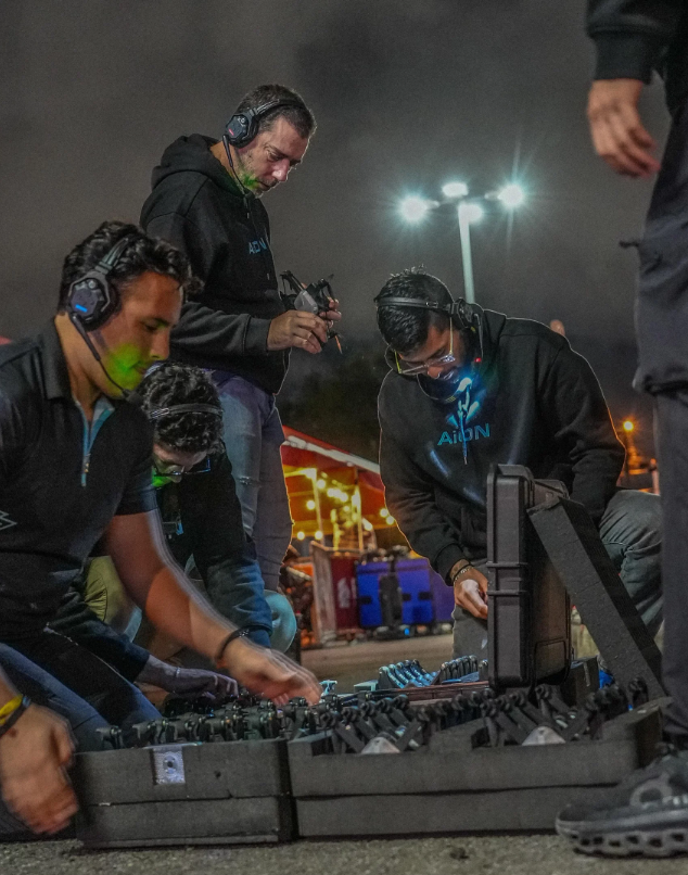 Show de drones para empresas